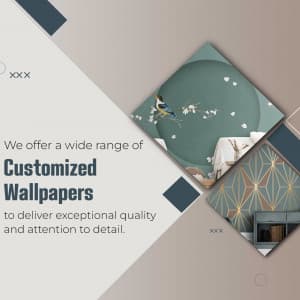 Customize wallpaper business template