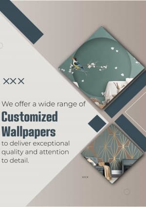 Customize wallpaper business post