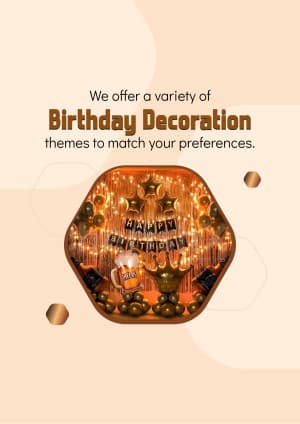 Birthday Decorations facebook ad