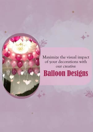 Baloon Decoration facebook banner