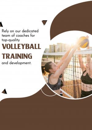 Volleyball Academies promotional poster