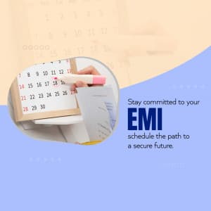 EMI reminder advertisement banner