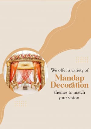 mandap decoration facebook ad