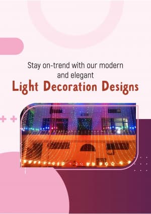 Light Decoration promotional poster