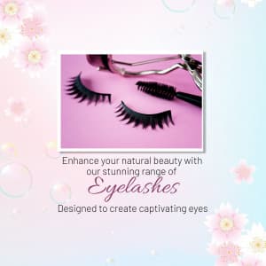 Eyelashes marketing post