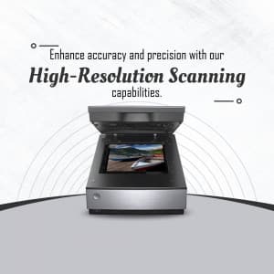 scanners business flyer