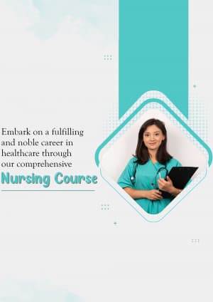 Nursing Course marketing poster