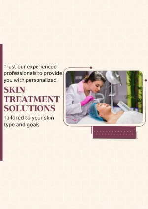 Skin Treatment business template