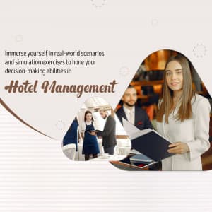 Hotel Management Course business banner