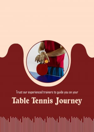 Table Tennis Academies promotional images