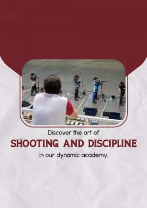 Shooting Academies promotional poster