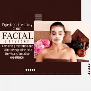 Facial promotional poster