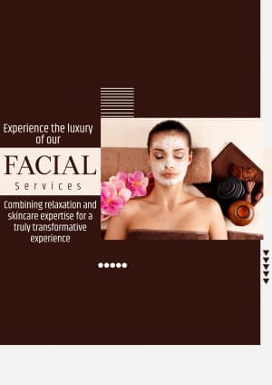 Facial promotional post