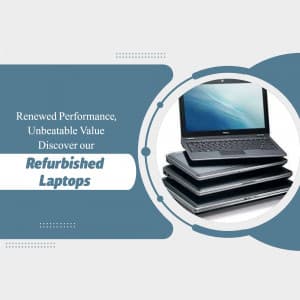 Refurbished Computer marketing poster