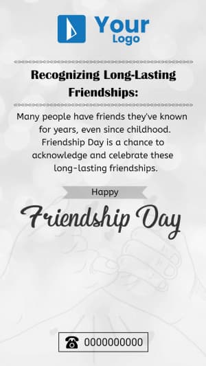 Important of friendship day Instagram banner