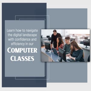 Computer Classes business template