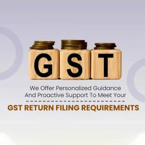 Gst Return promotional template