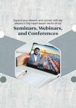 Conferences/Seminars/Webinar facebook ad