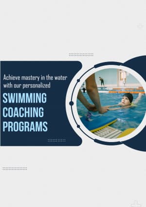 Swimming Academies business template