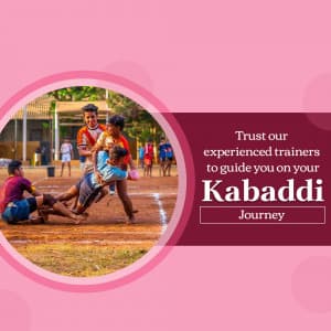 Kabaddi Academies marketing poster