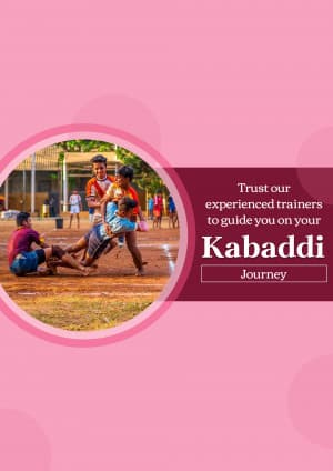 Kabaddi Academies marketing post