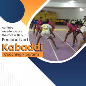 Kabaddi Academies business template