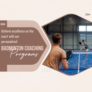 Badminton Academies business banner