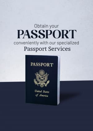 Passport promotional post
