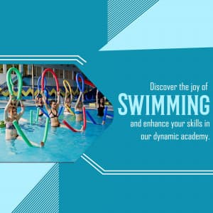 Swimming Academies promotional poster