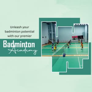 Badminton Academies marketing post