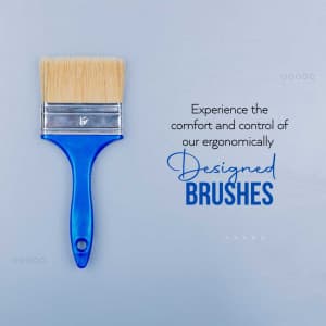 Brush promotional template