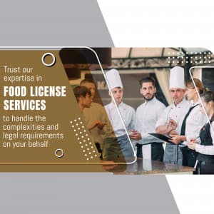 Food Licence facebook ad