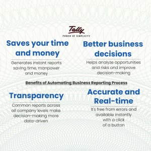 Tally business flyer