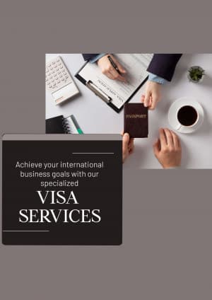 Business Visa promotional poster