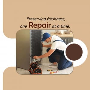 Refrigerator Service business flyer