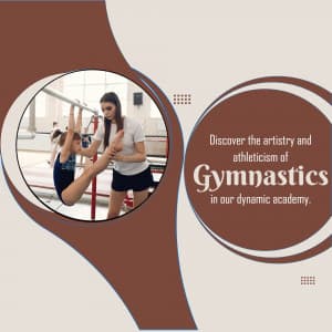 Gymnastics Academies promotional poster