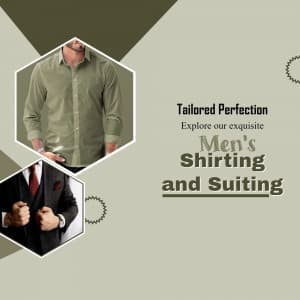 Men Clothes business flyer