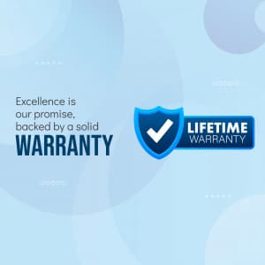 Warranty poster