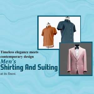 Men Clothes marketing post