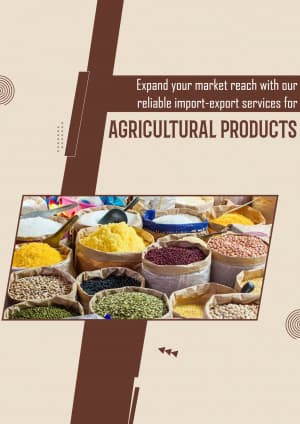 Agri products business post