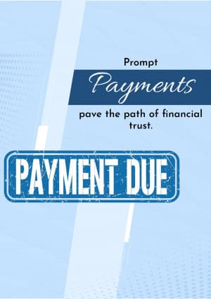 Payment Due greeting image