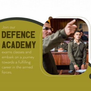 Defence Academy business flyer