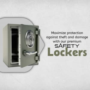 Safety Lockers promotional poster