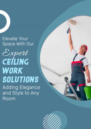 Ceiling Work promotional post