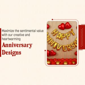 Anniversary Decorations promotional template