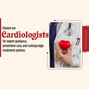 Cardiologists promotional poster