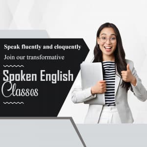 Spoken English Classes business post