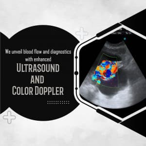 3D-4D USG Color Doppler promotional poster