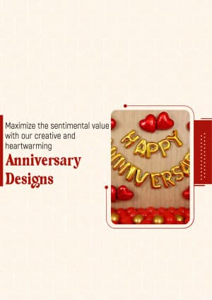 Anniversary Decorations marketing poster