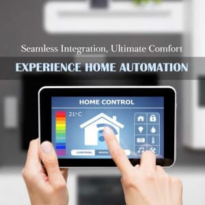 Home Automation System promotional template